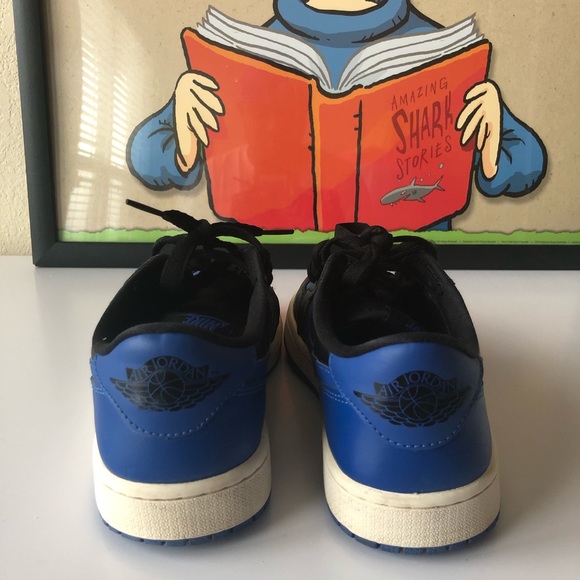 Nike Air Jordan 1 Size 9 Low Royal Pre-Owned - Picture 5 of 7